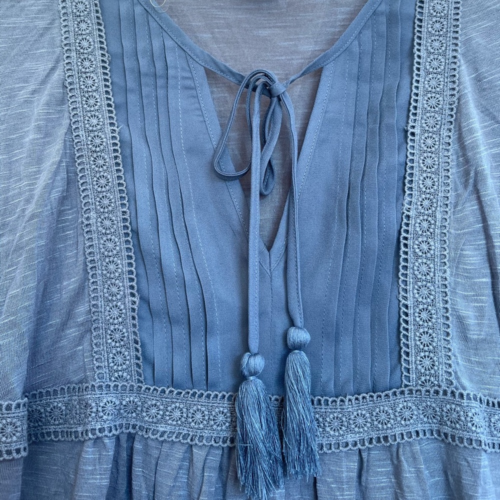 American Rag blue top - Picture 4 of 10